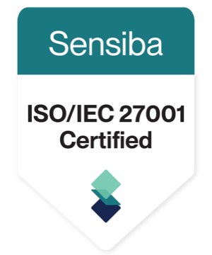 Sensiba ISO/IEC 27001 Certified